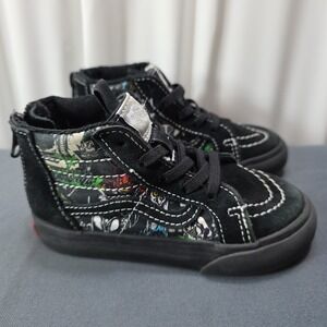 Vans X Disney 100 Toddler‎ Kids SK8-Hi Zip Villains Size 8